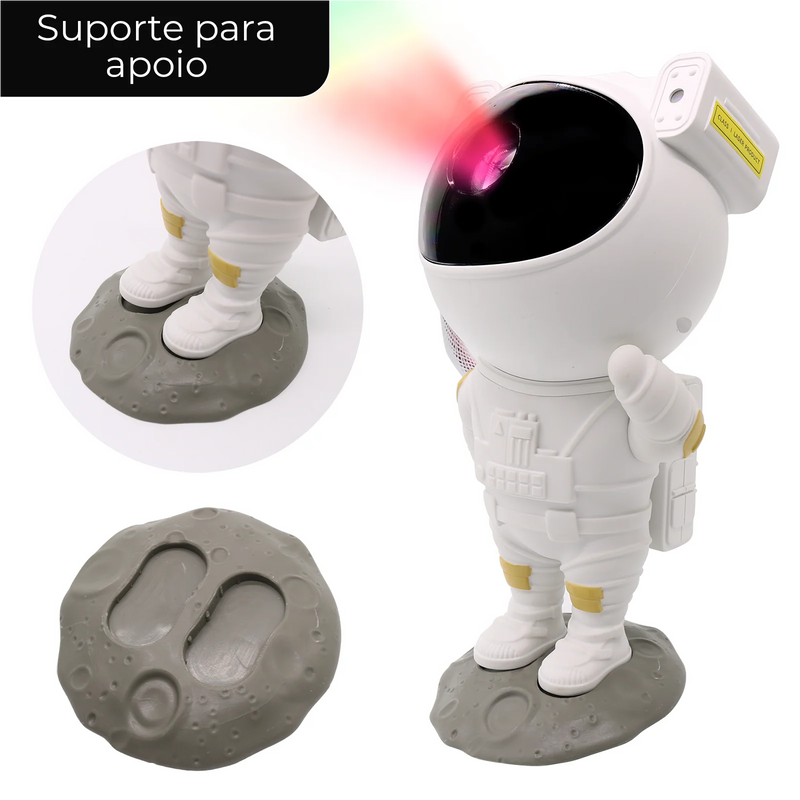 Projetor de luz noturna Galaxy Star Astronaut Oi-3010