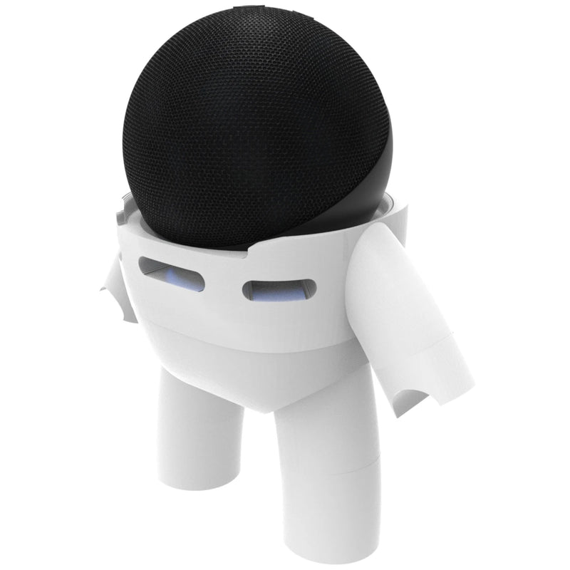 Suporte Stand Apoio de Mesa Compatível com Alexa Echo 4 e 5ª Geração Robô Astronauta Espacial - ARTBOX3D